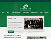 Tablet Screenshot of lesterandson.com.au